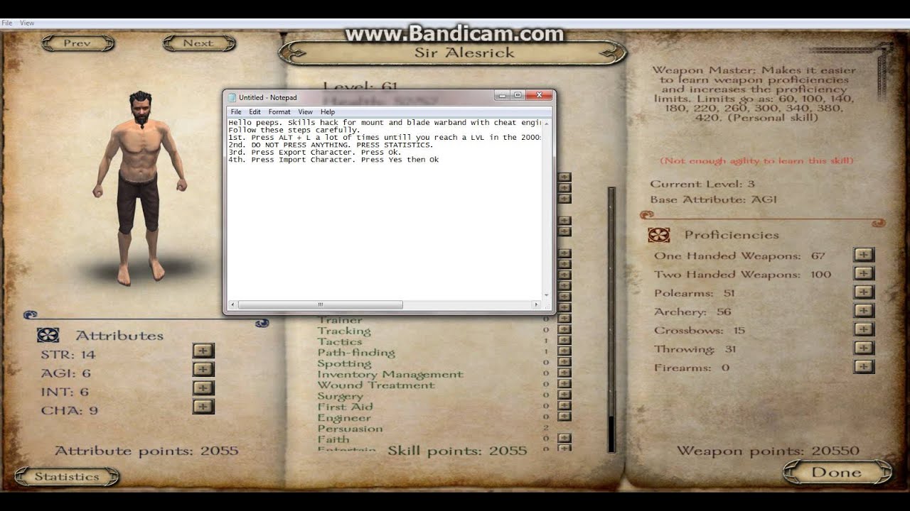 mount and blade warband tips